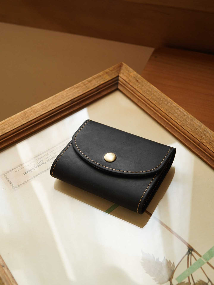 Compact Leather Card Holder