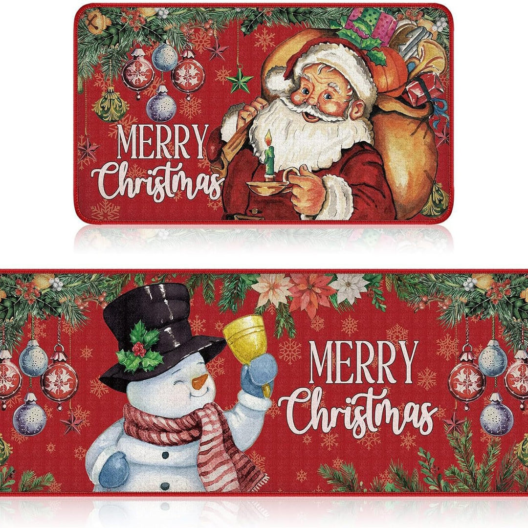Festive Holiday-Themed Doormat