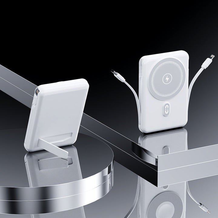 Portable power bank with integrated holder and fast charging function Stornfield