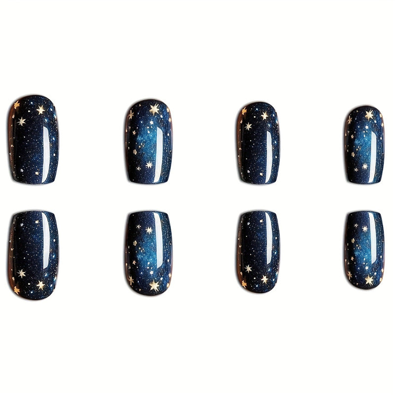 Celestial Starry Night Press-On Nail Set Stornfield