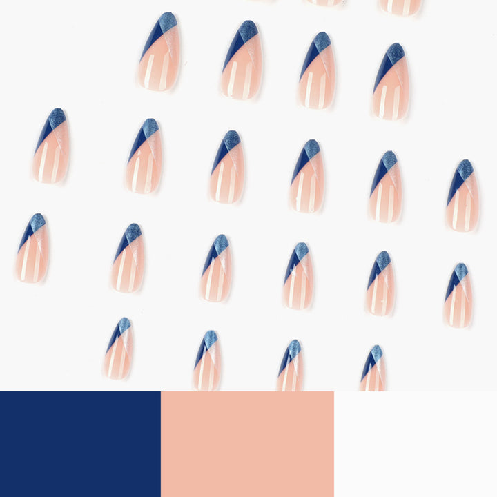 Artful Nail Extensions with Geometric Gradient Stornfield