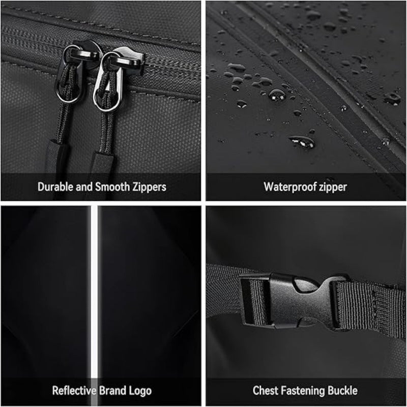 Motorcycle backpack with Reflective Safety Details Stornfield