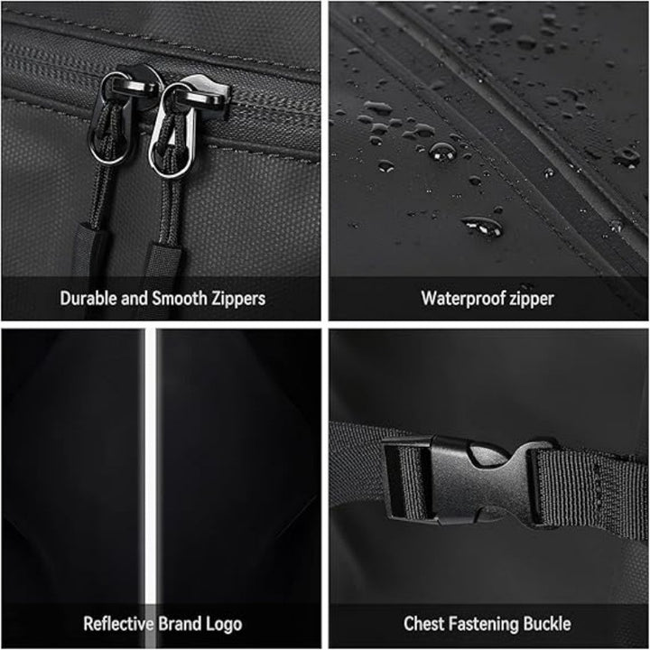 Motorcycle backpack with Reflective Safety Details Stornfield