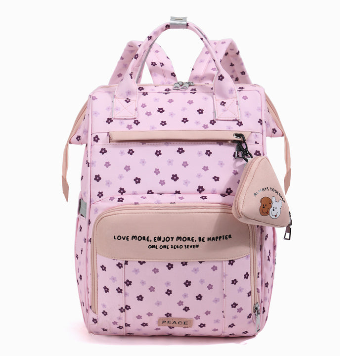Chic Floral Print Multi-Functional Backpack Stornfield