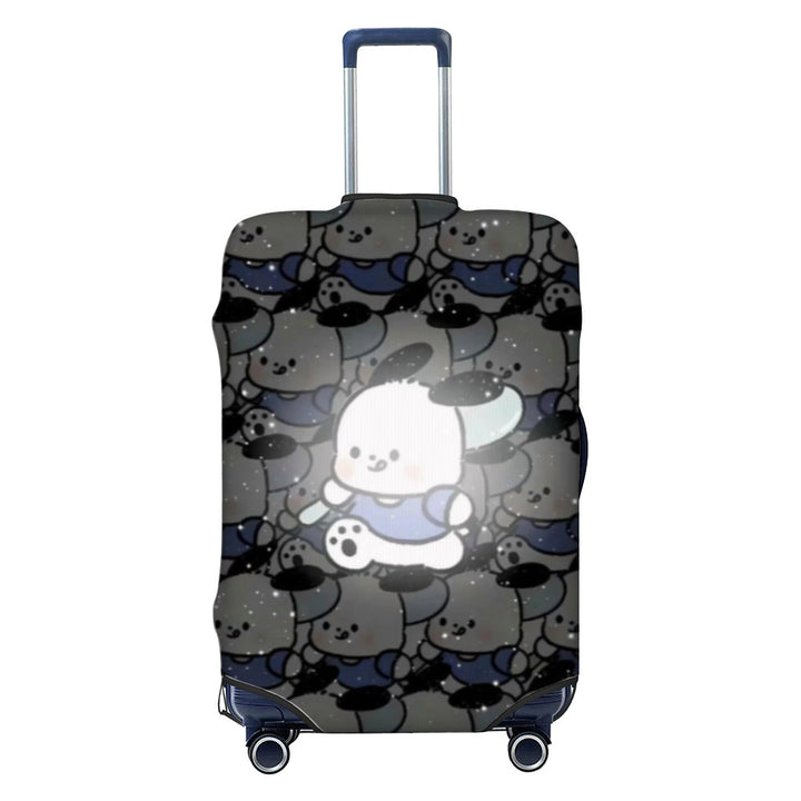 Women Hard Shell Suitcase with Trendy Surf and Palm Design Stornfield