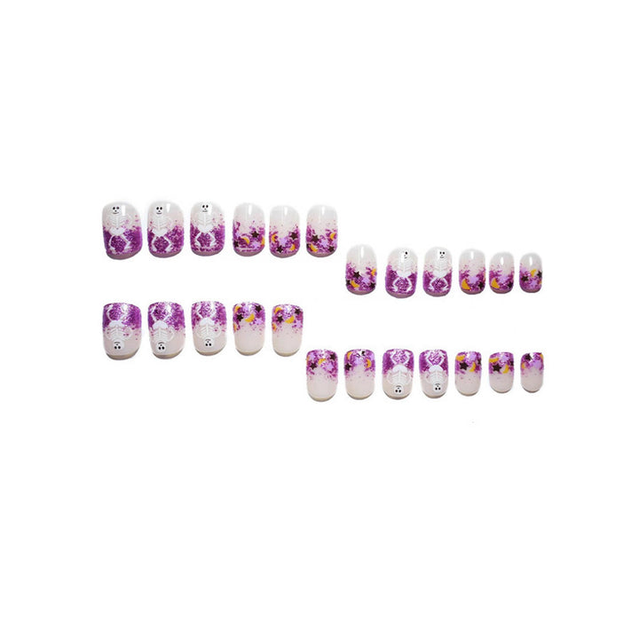 Creative Halloween-Inspired Press-On Nail Art Stornfield