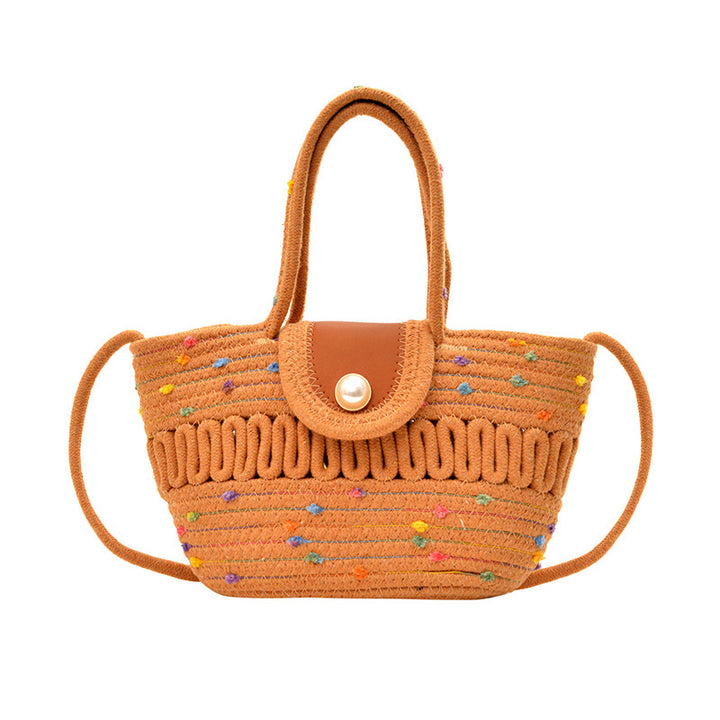WoCharming Woven Mini Tote Bag Stornfield