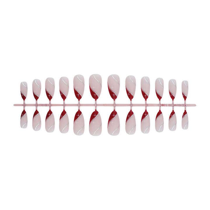 Artistic Gradient Press-On Nail Set Stornfield