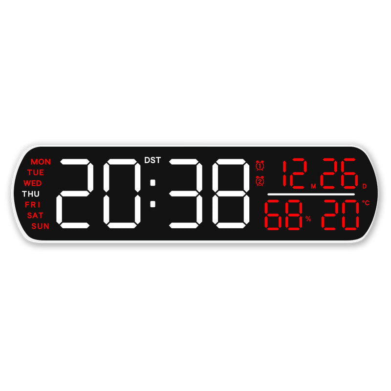 Digital wall clock with temperature and hygrometer display Stornfield