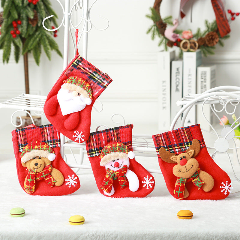 Cute Christmas stocking with reindeer motif Stornfield