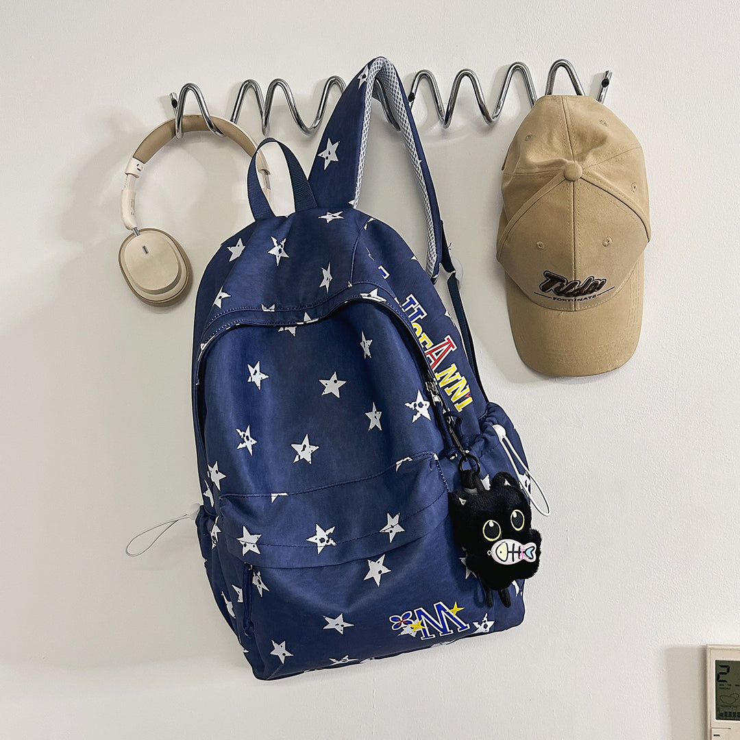 Star-Embellished Everyday Backpack Stornfield
