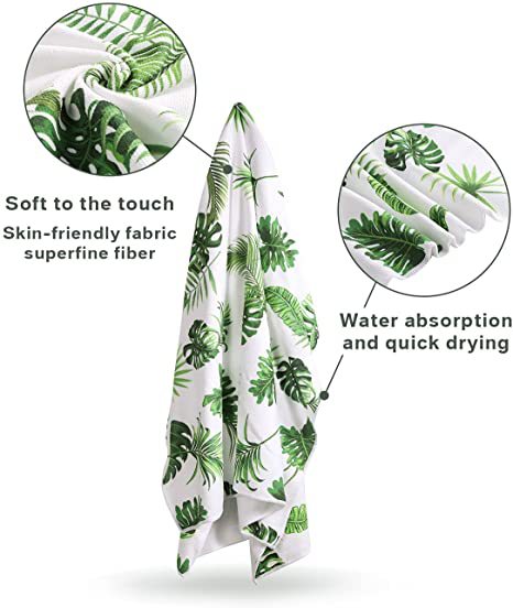 Beach bag with botanical motif and sturdy rope handles Stornfield