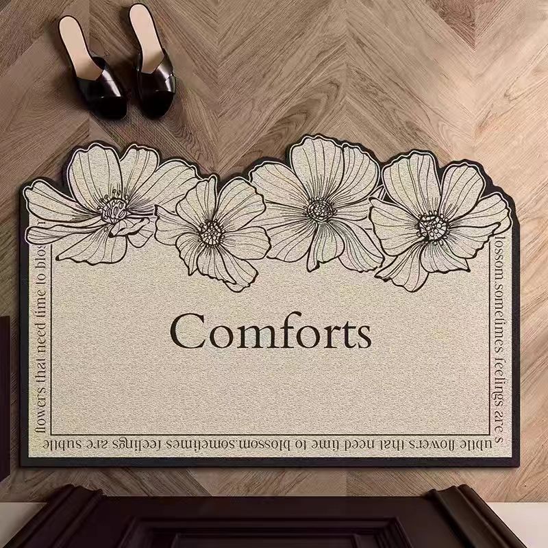 Floral Welcome Mat Stornfield