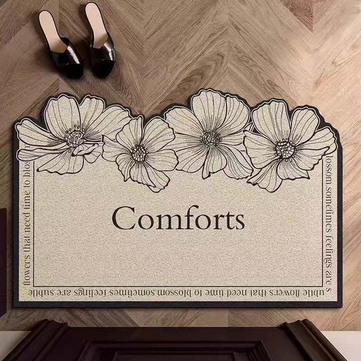 Floral Welcome Mat Stornfield