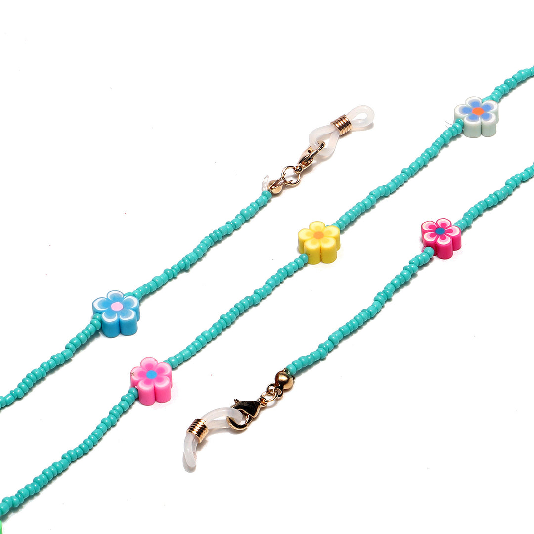 Decorative Flower Beaded Eyewear Chain Stornfield