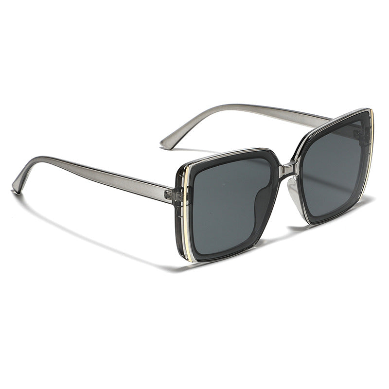 Women oversized designer sunglasses with unique frame Stornfield