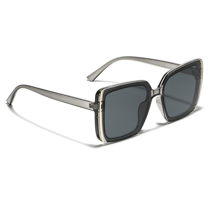 Women oversized designer sunglasses with unique frame Stornfield