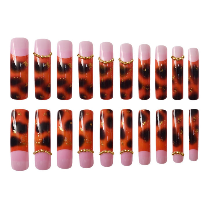 Elegant Tortoise Shell Acrylic Nail Enhancements Stornfield