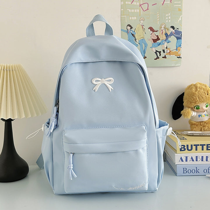 Chic Bow-Accent Backpack Stornfield