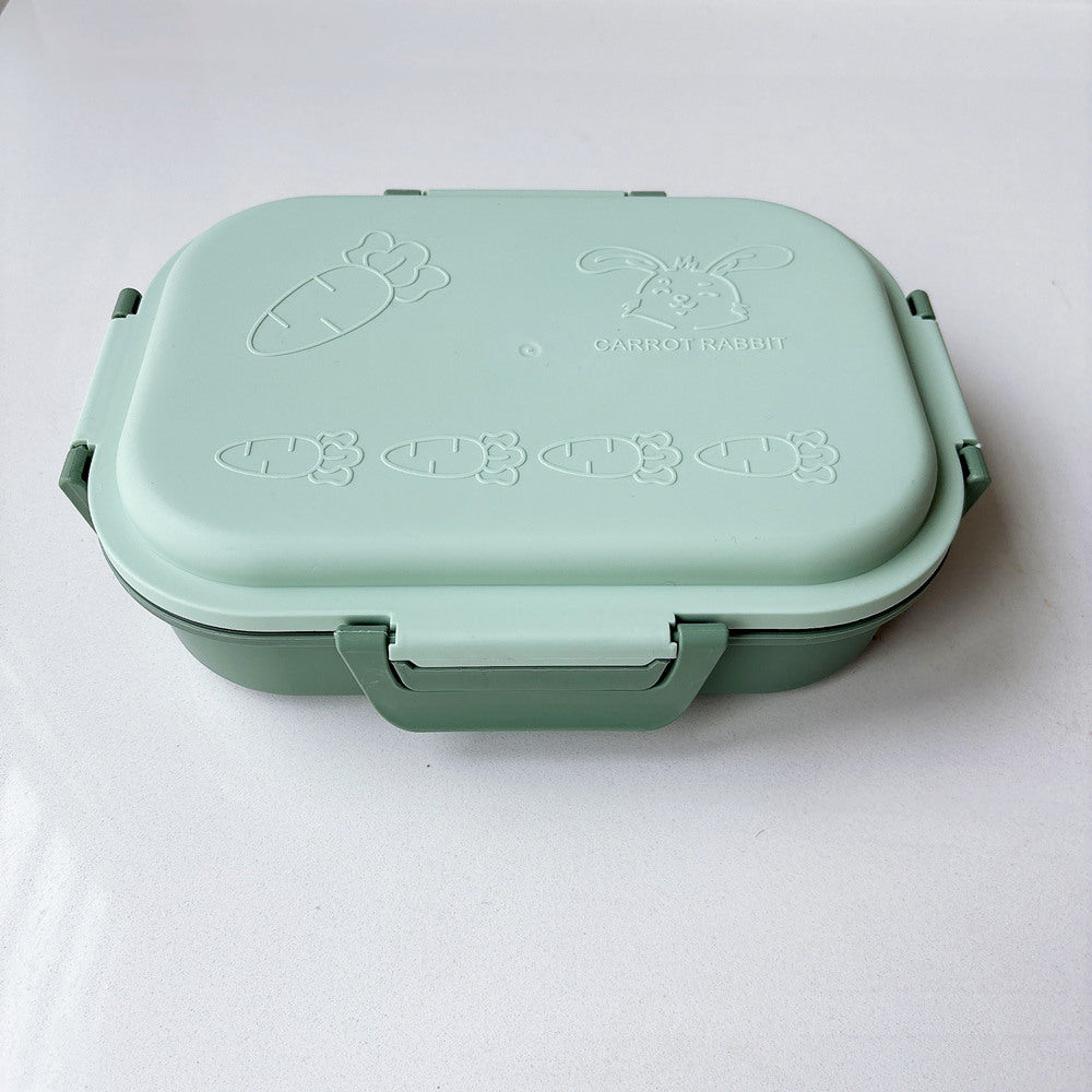 Carrot-Themed Multi-Compartment Lunch Box