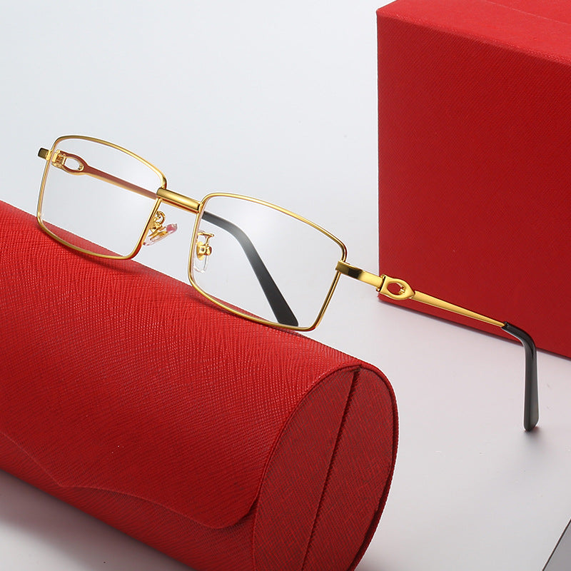 Women's elegant half-frame glasses with fine metal frame Stornfield