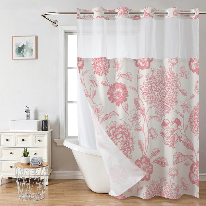 Floral Print Shower Curtain Stornfield