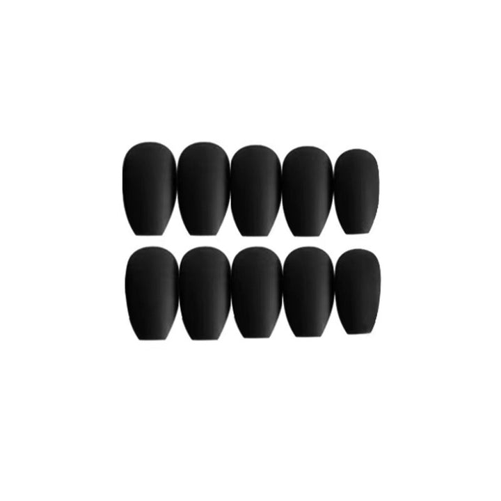 Frosted artificial nails in an elegant design Stornfield