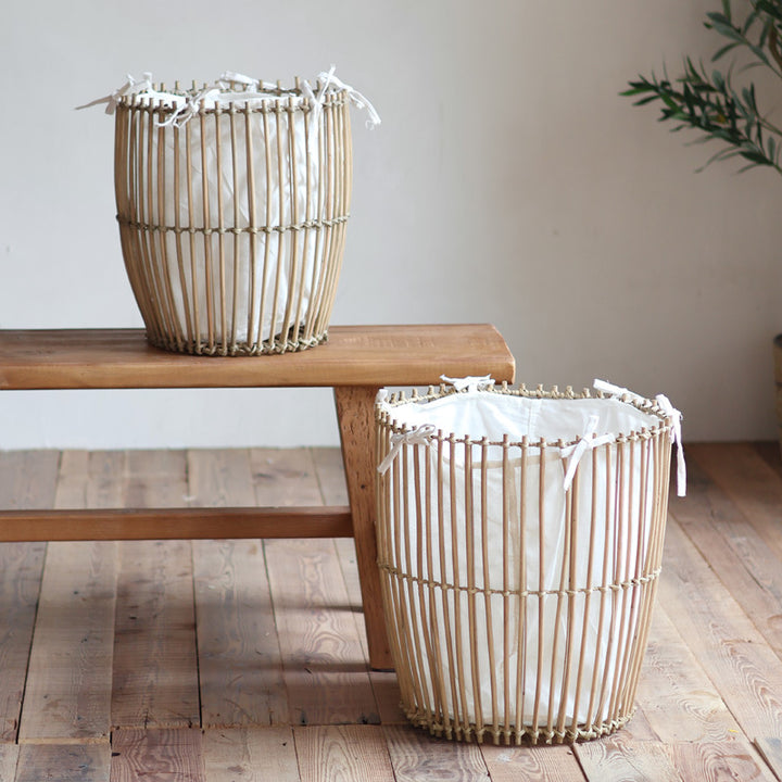 Decorative basket with cotton lining Stornfield