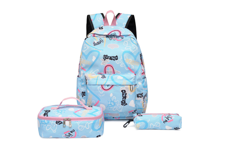 Backpack set with insulated lunch box and pencil case Stornfield
