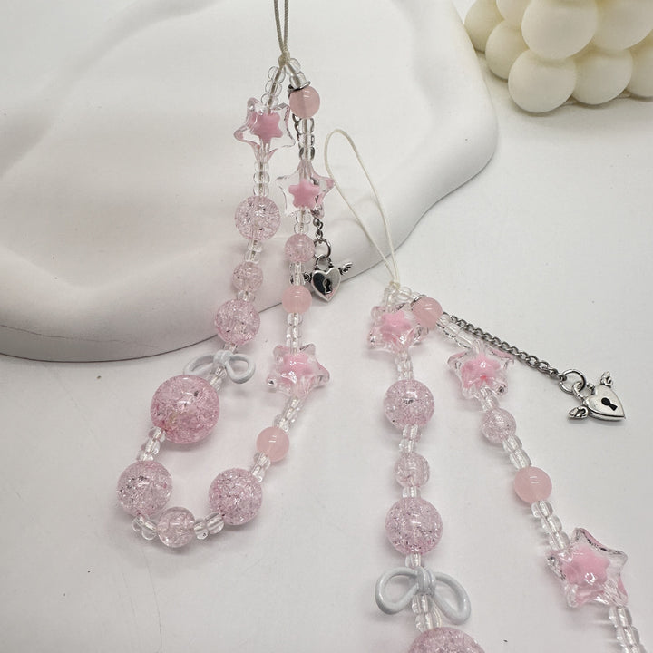 Rhinestone Beaded Charm Necklace Stornfield