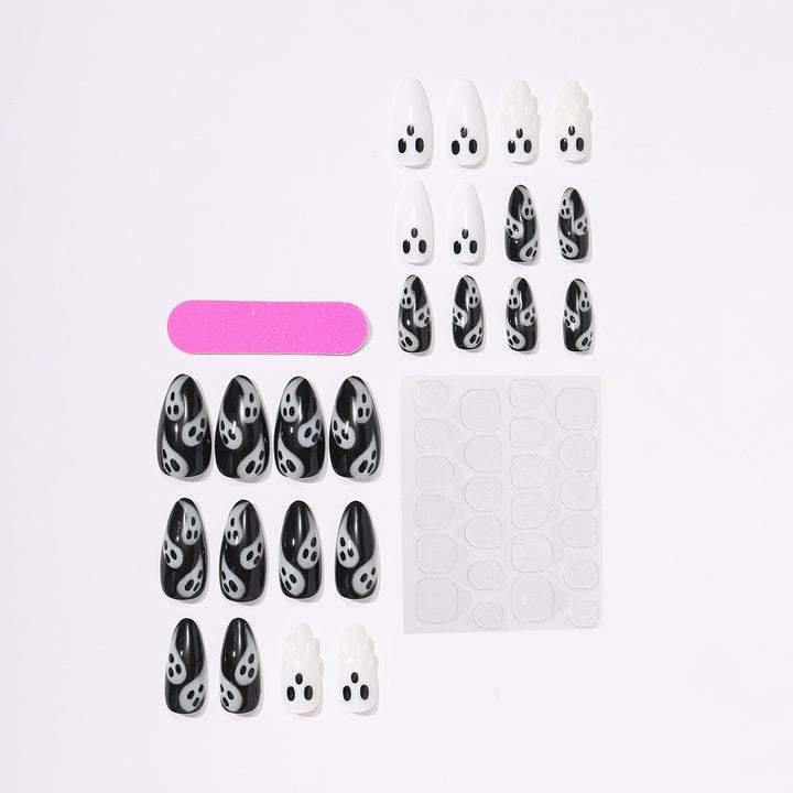 Creative Nail Art Set with Ghost Motifs Stornfield