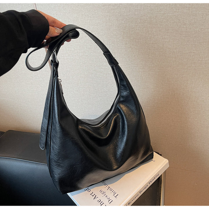 Soft Leather Slouchy Shoulder Bag Stornfield