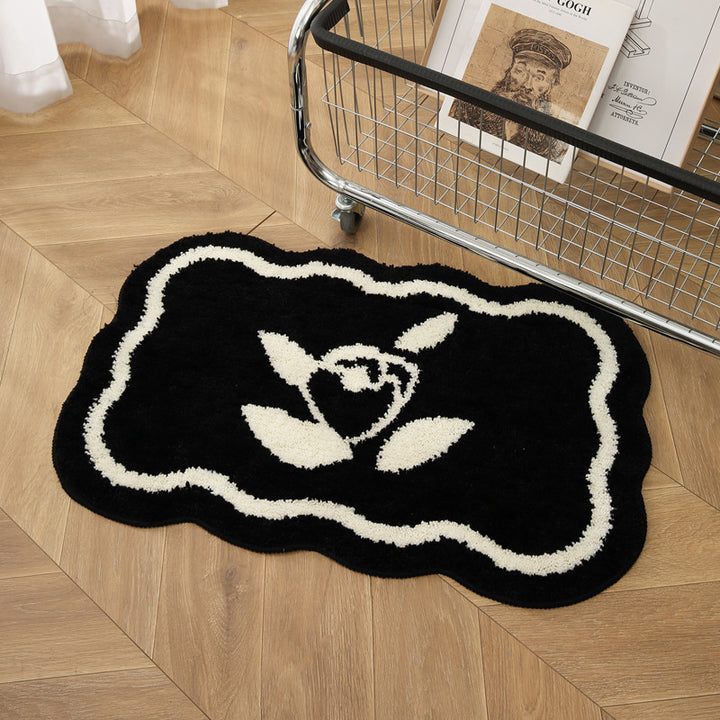 Heart-Shaped Decorative Bath Mat Stornfield