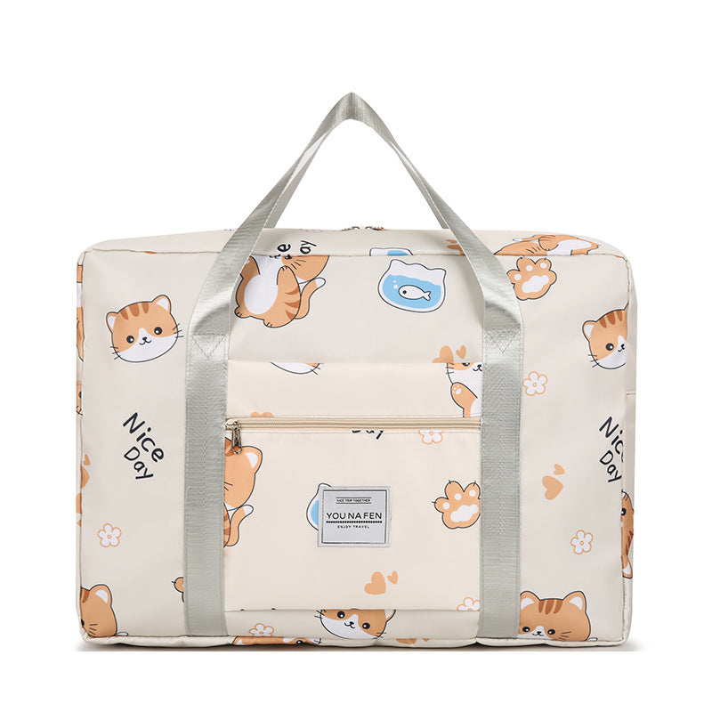 Fun Cat-Themed Travel Duffle Bag Stornfield