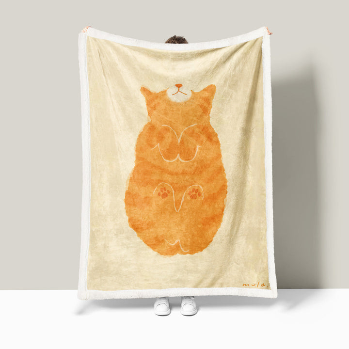Cozy Cat-Themed Soft Plush Blanket