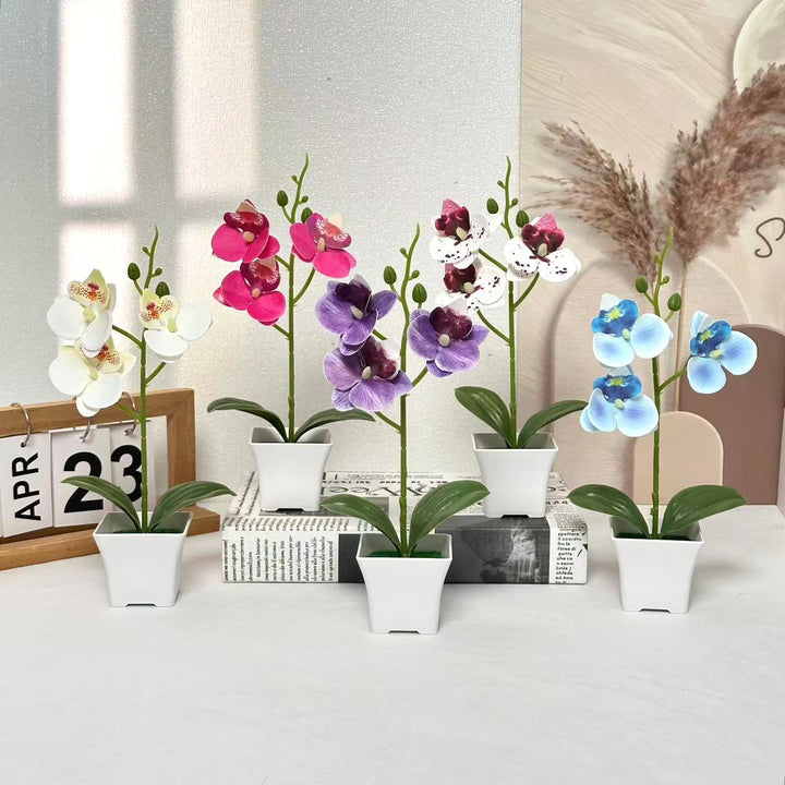 Artificial Orchid Arrangement for Home and Office Decor