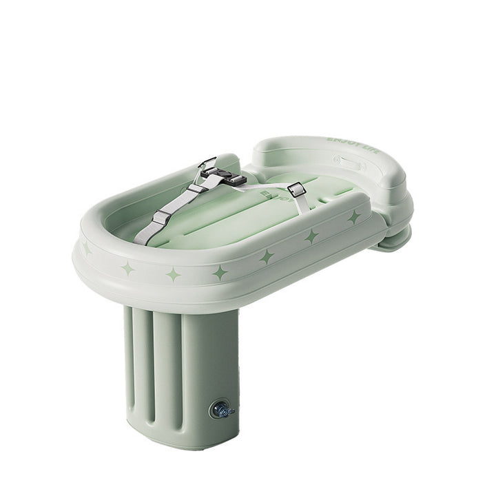 Women Inflatable Baby Bathtub with Safety Belts Stornfield