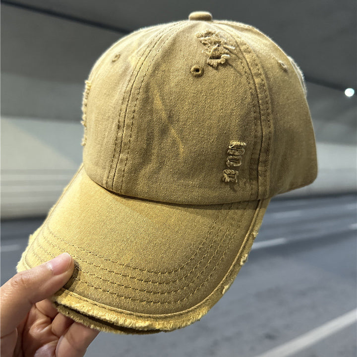 Women's Distressed Denim Baseball Cap Stornfield 1784084028
