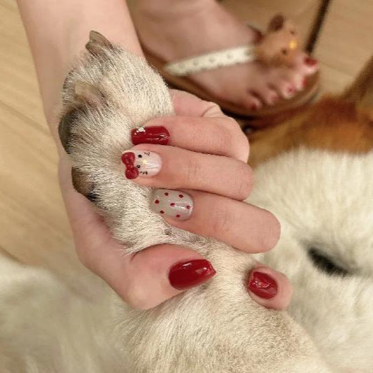 Artificial nail set with playful designs Stornfield
