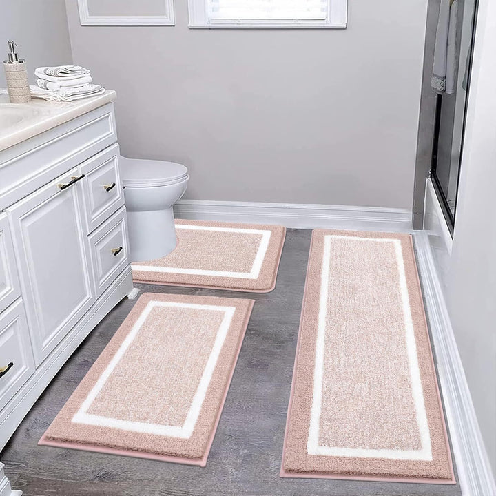 Modern Bathroom Mat Set