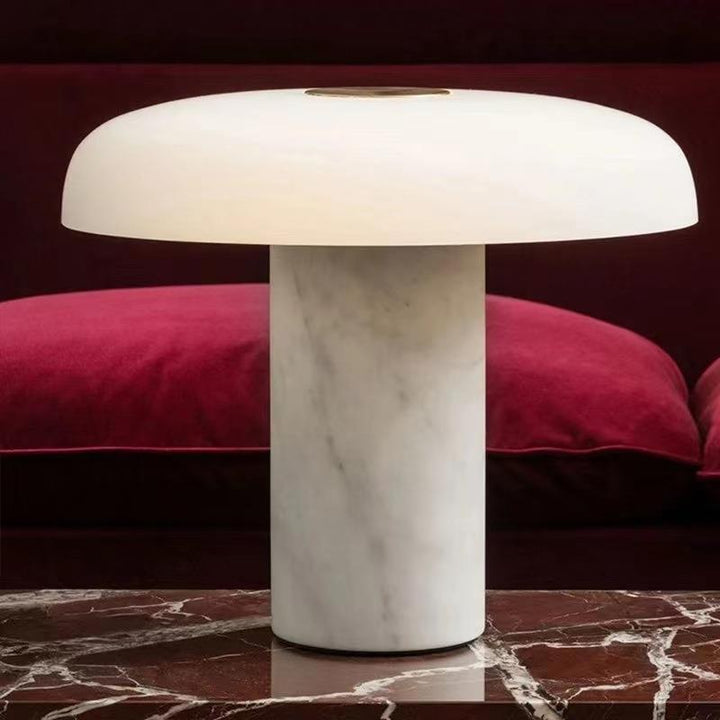 Contemporary Mushroom-Shaped Table Lamp