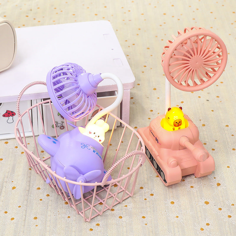 Women USB Nebulizer Cooler Fan in Creative Tank Design Stornfield