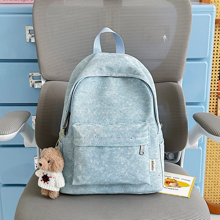 Casual Lightweight Backpack with Polka Dot Design Stornfield