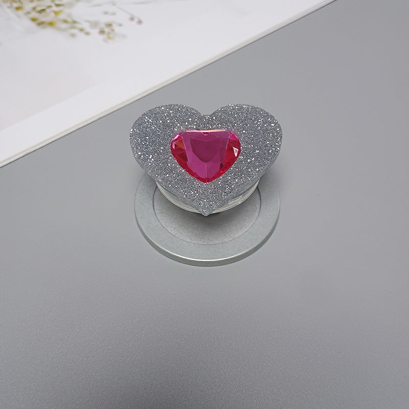 Decorative Heart-Shaped Phone Grip Stornfield