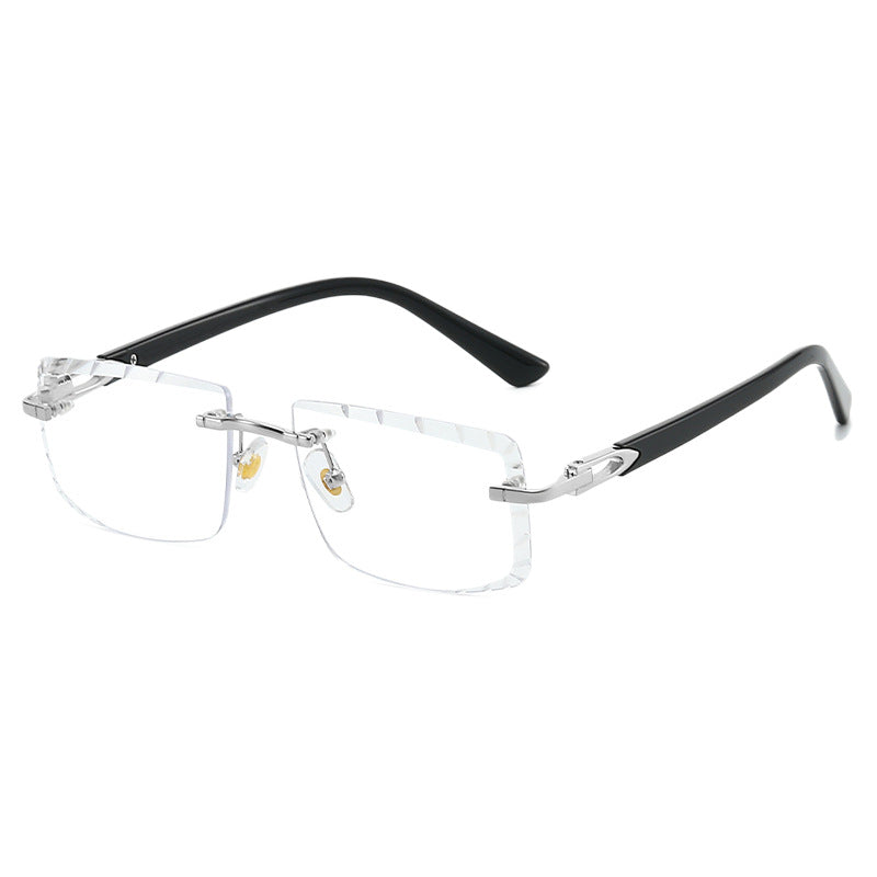 Women's fashionable square sunglasses with golden metal accent and elegant frame Stornfield