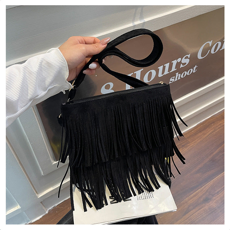 WoStylish Fringe Crossbody Bag Stornfield