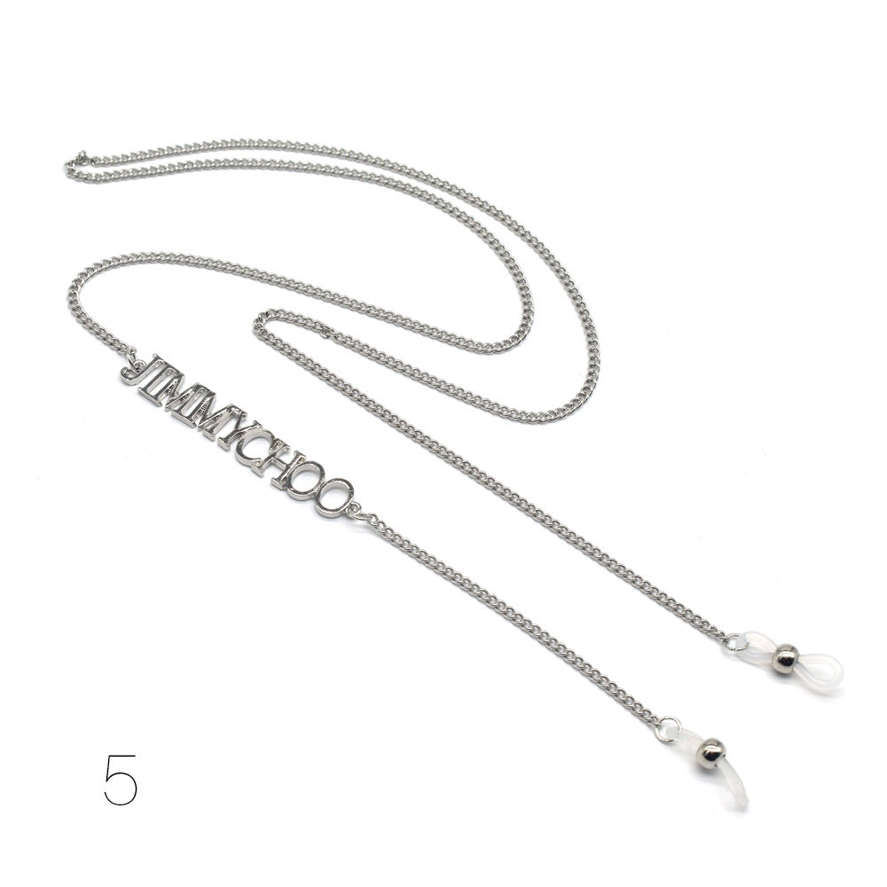 Adjustable Silver Eyewear Chain Stornfield