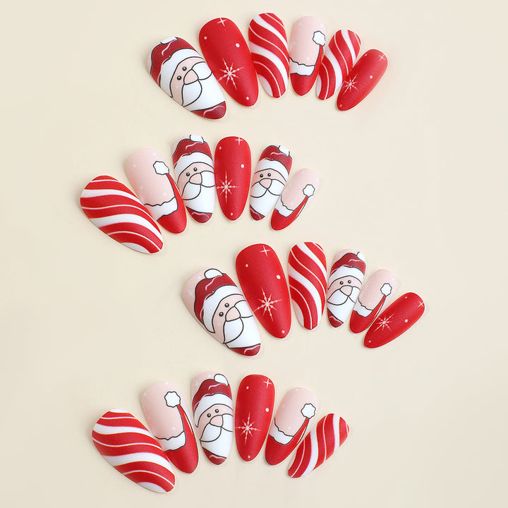 Art nail set with festive Christmas design Stornfield