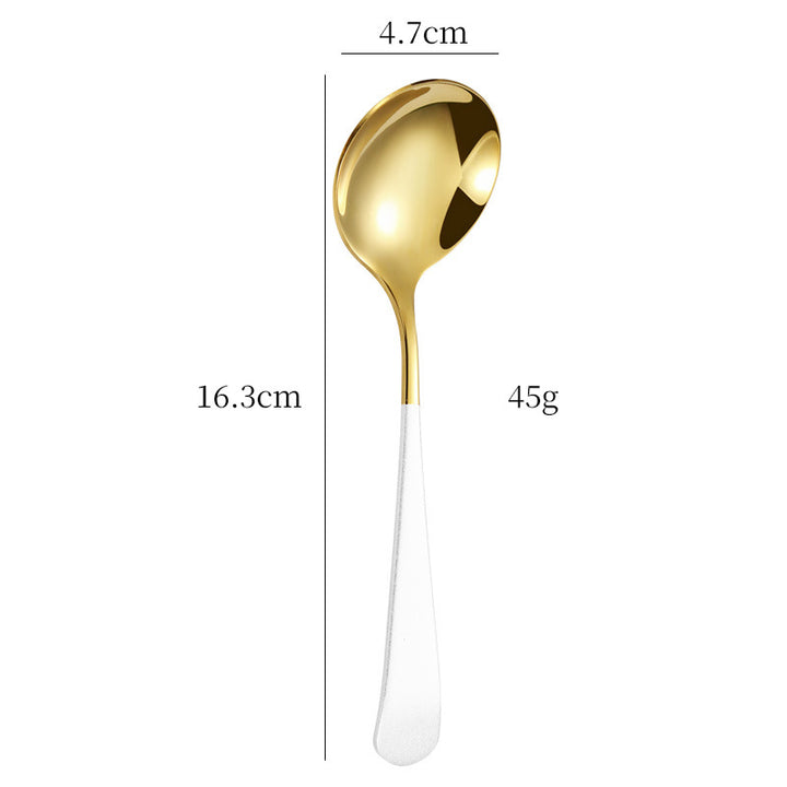Elegant Dessert Spoon with High-Quality and Non-Slip Grip Design Stornfield