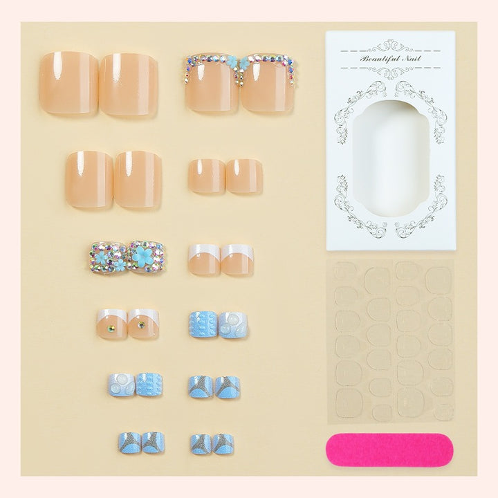 Glamorous artificial nail creation with elegant embellishments Stornfield